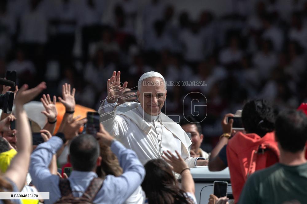 Pope Leo XIV Celebrates a Mass on the Occasion of the Jubilee of Youth - Rom
