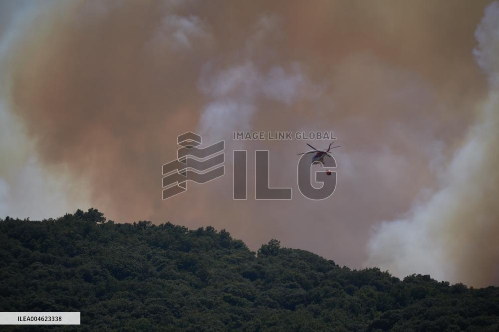 Wildfires in Navarre - Spain
