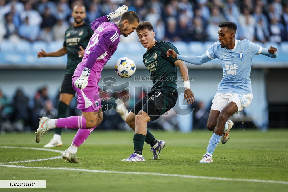 SWEDEN SOCCER CHAMPIONS LEAGUE MALMO-COPENHAGEN