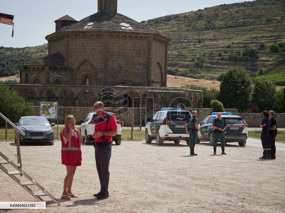 Wildfires in Navarre - Spain