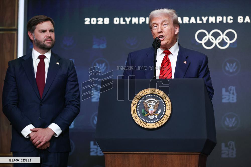 DC: U.S. President Trump Creates 2028 Olympics Task Force with Executive Order
