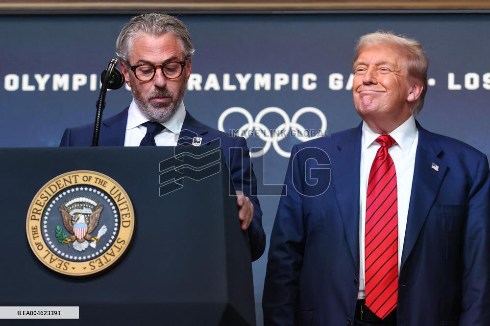 DC: U.S. President Trump Creates 2028 Olympics Task Force with Executive Order