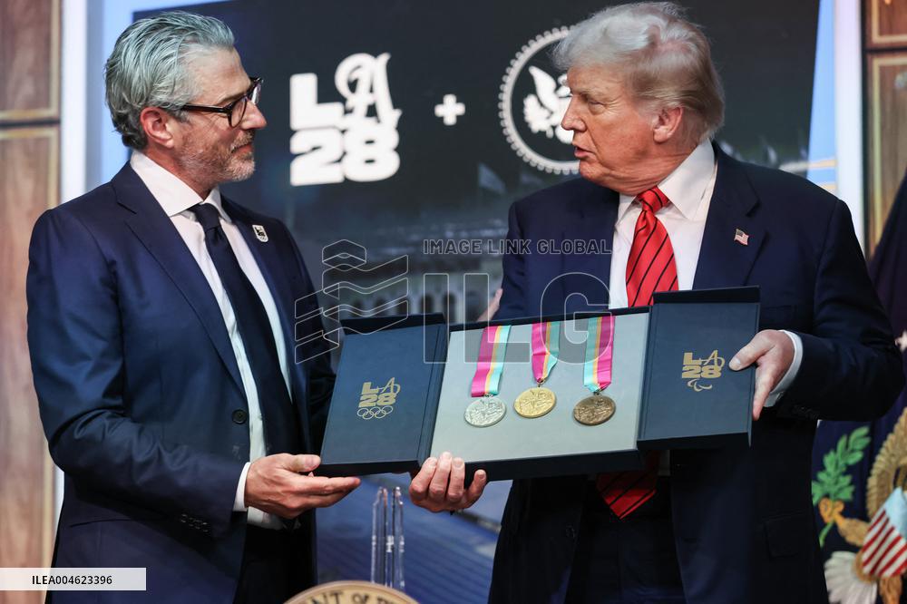 DC: U.S. President Trump Creates 2028 Olympics Task Force with Executive Order
