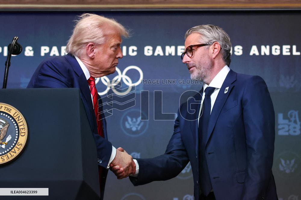 DC: U.S. President Trump Creates 2028 Olympics Task Force with Executive Order
