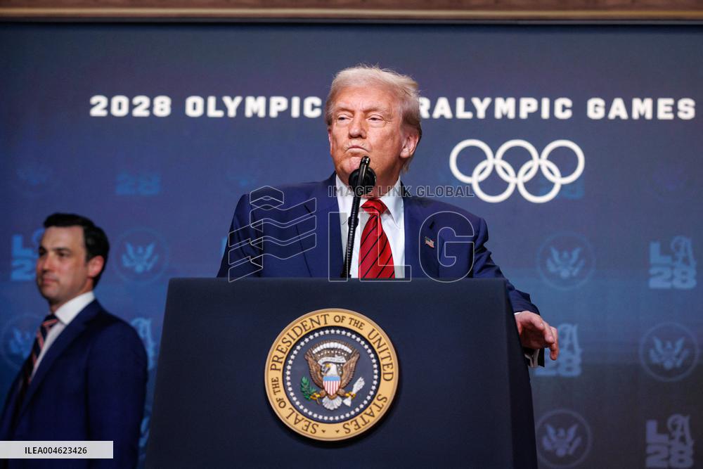 DC: U.S. President Trump Creates 2028 Olympics Task Force with Executive Order
