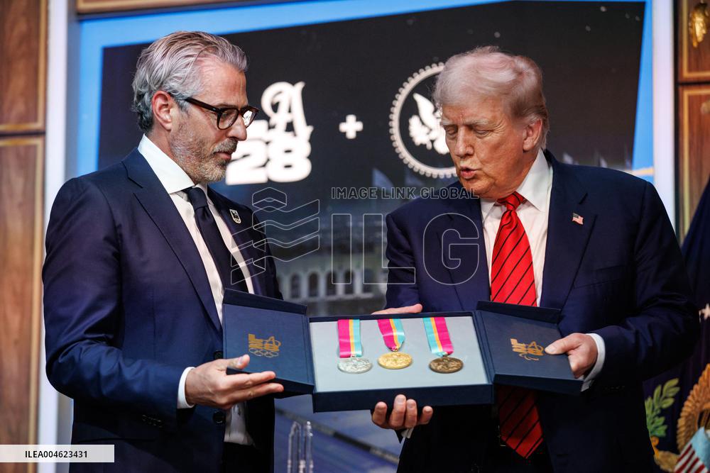 DC: U.S. President Trump Creates 2028 Olympics Task Force with Executive Order