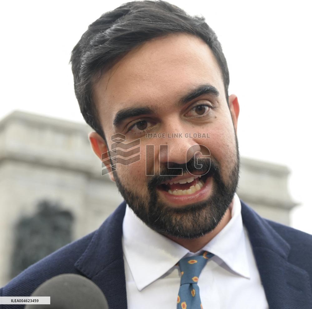 Mamdani at “National Night Out” in Brooklyn, NY