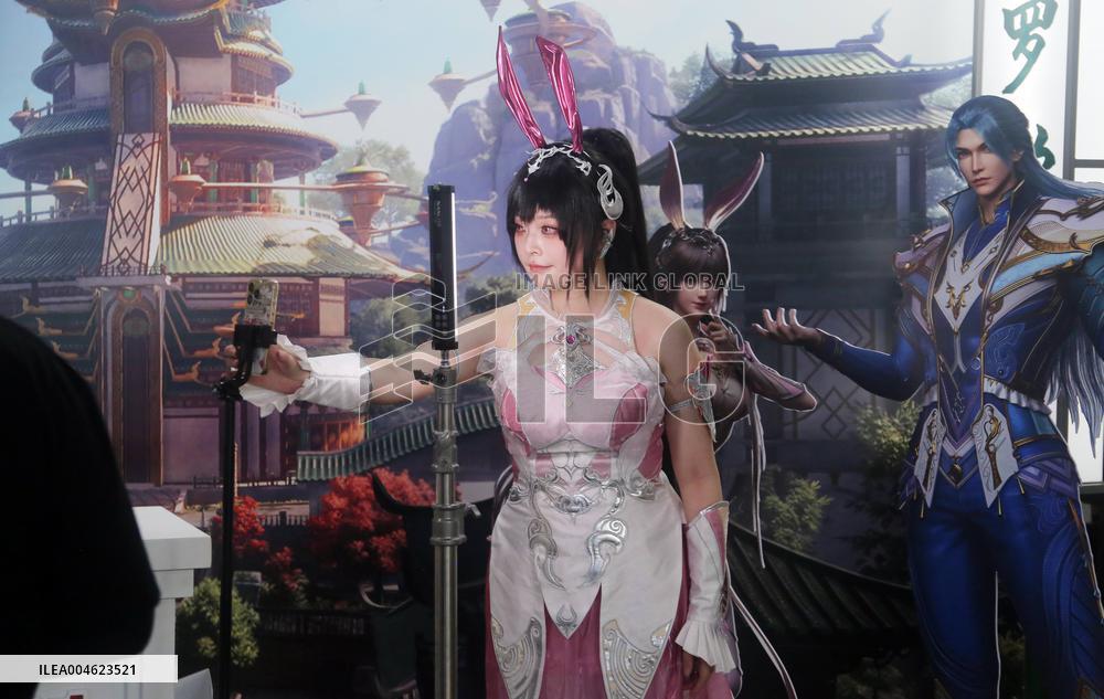 Internet Celebrity Anchor at 2025 ChinaJoy in Shanghai