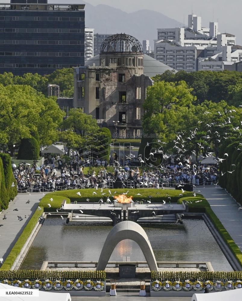 80th anniversary of U.S. atomic bombing of Hiroshima
