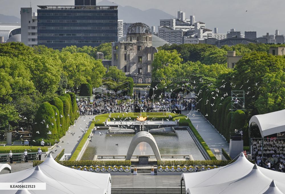 80th anniversary of U.S. atomic bombing of Hiroshima