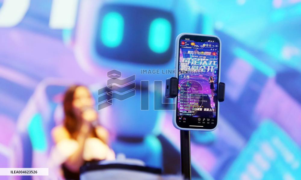 Internet Celebrity Anchor at 2025 ChinaJoy in Shanghai