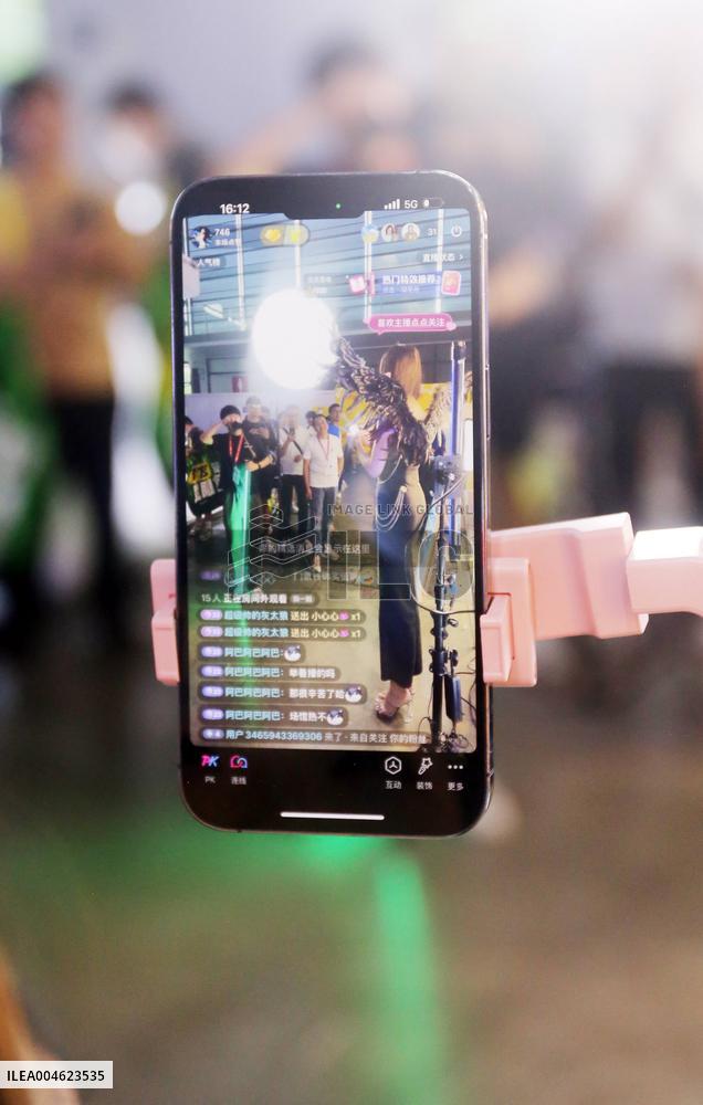 Internet Celebrity Anchor at 2025 ChinaJoy in Shanghai