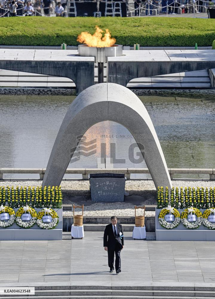 80th anniversary of U.S. atomic bombing of Hiroshima