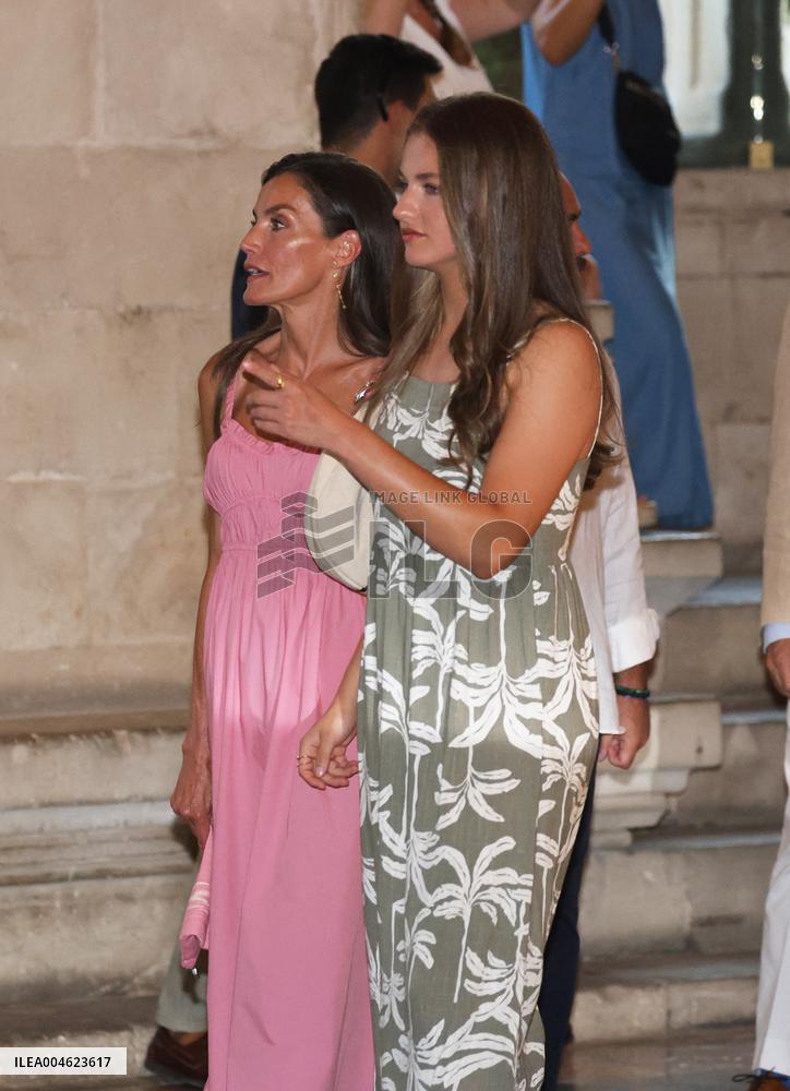 Spanish Royals Attend Miro Exhibition - Spain