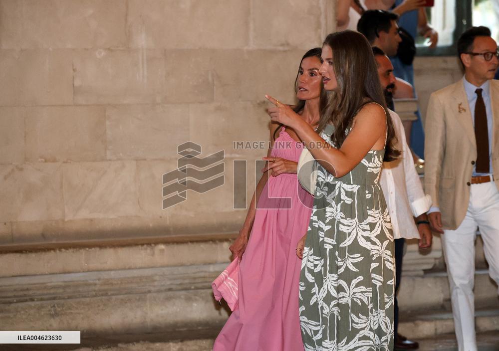 Spanish Royals Attend Miro Exhibition - Spain