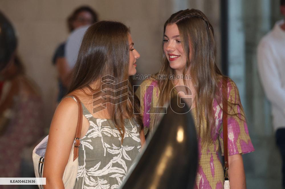 Spanish Royals Attend Miro Exhibition - Spain
