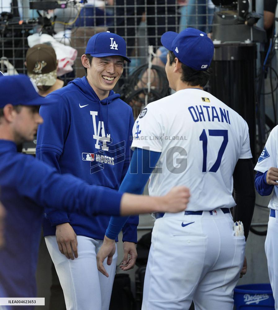 Baseball: Dodgers pitcher Sasaki