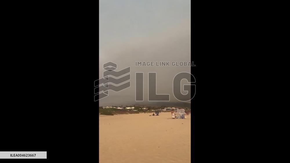 Spain: Wildfire Near Tarifa Forces Mass Evacuations From Tourist Areas