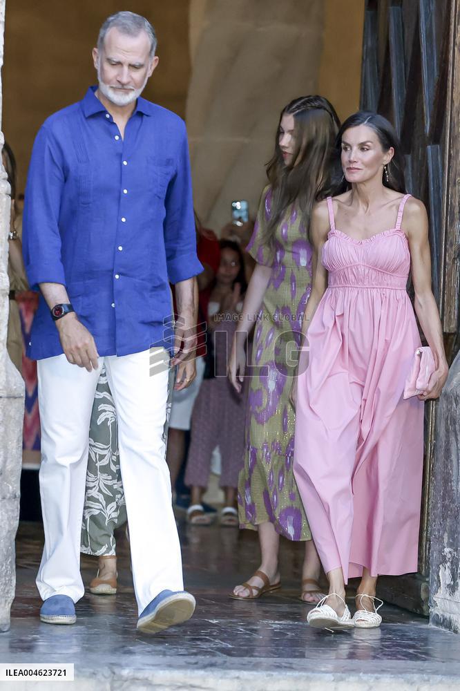 Spanish Royals Attend Miro Exhibition - Spain