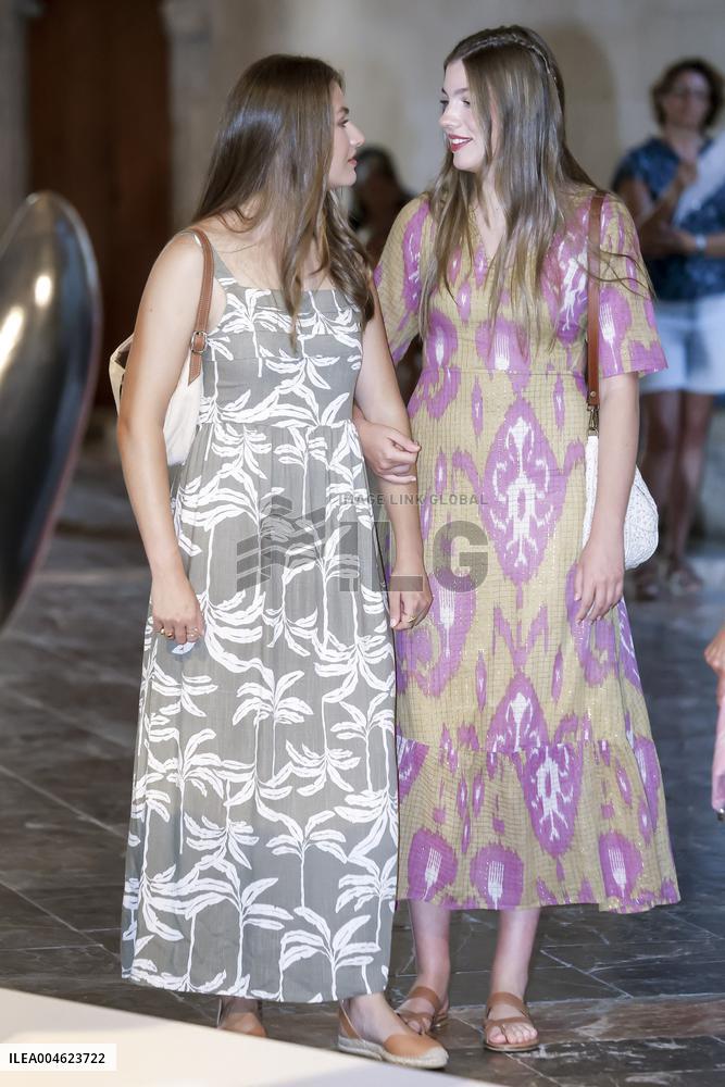 Spanish Royals Attend Miro Exhibition - Spain