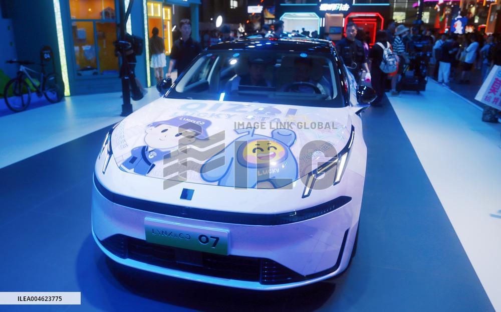 LYNK&CO Painted Car at 2025 ChinaJoy in Shanghai