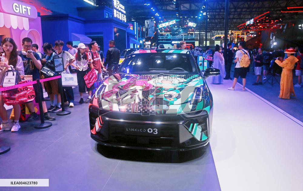 LYNK&CO Painted Car at 2025 ChinaJoy in Shanghai