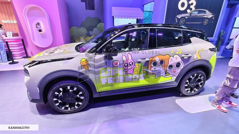 LYNK&CO Painted Car at 2025 ChinaJoy in Shanghai
