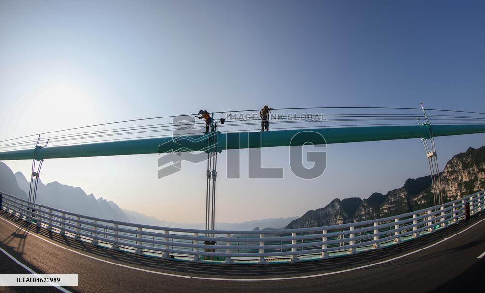 World Highest Bridge Construction