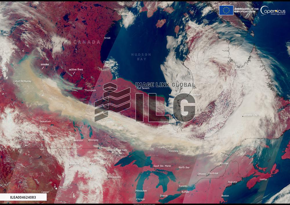 Canada Wildfires Impact North America's Air Quality