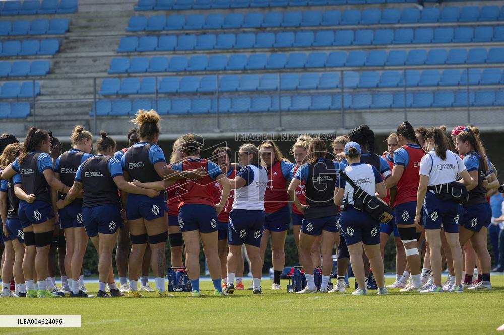 Training of the Women French Rugby team - Marcoussis