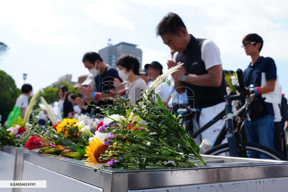 Hiroshima Ahead Bombing 80th Anniversary - Japan