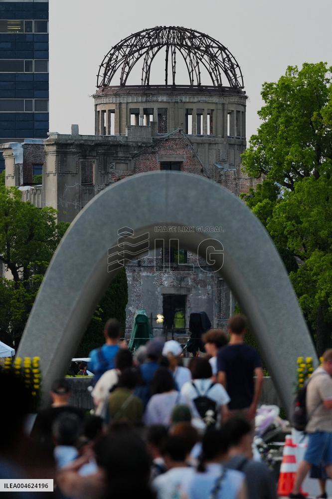 Hiroshima Ahead Bombing 80th Anniversary - Japan
