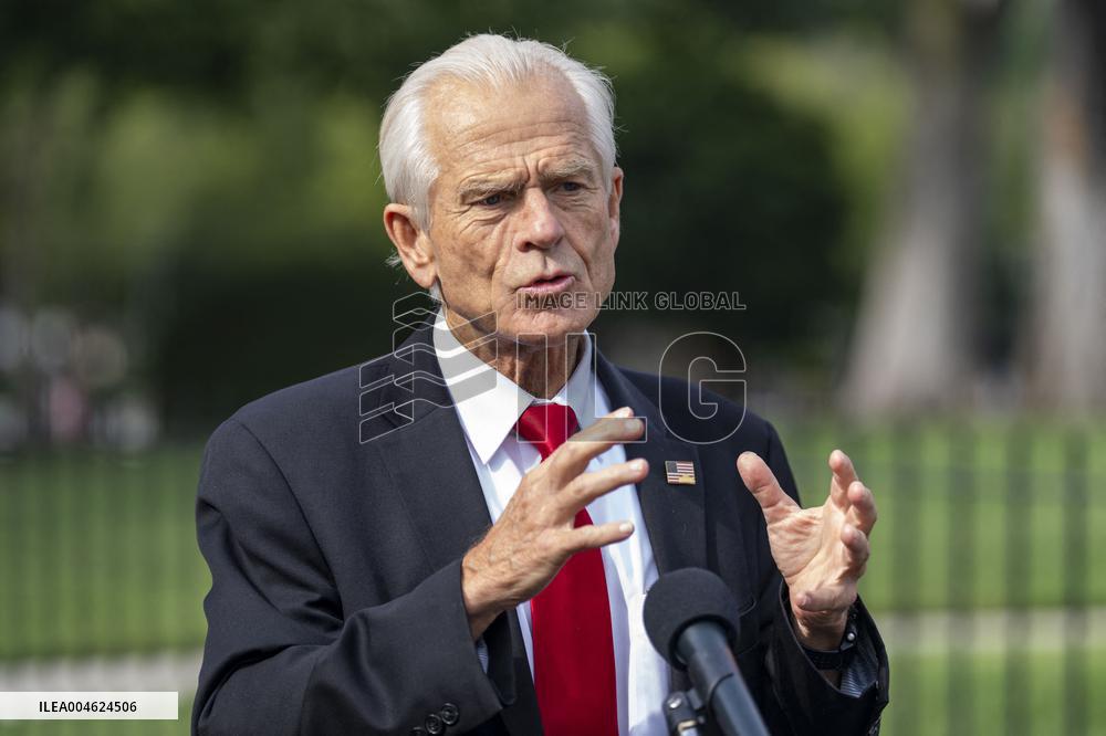 Peter Navarro Speaks at the White House in Washington, DC