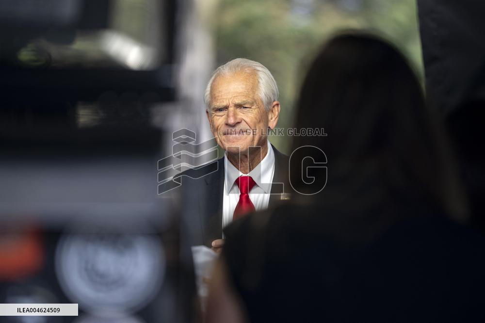 Peter Navarro Speaks at the White House in Washington, DC