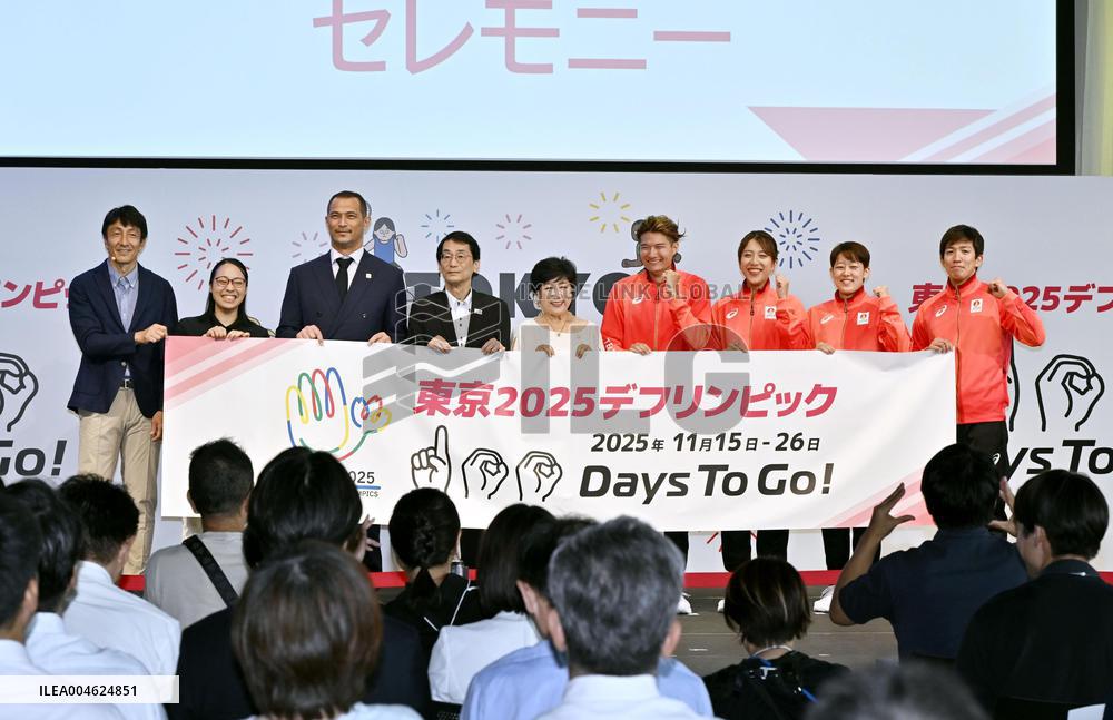 100 days ahead of Tokyo Deaflympics