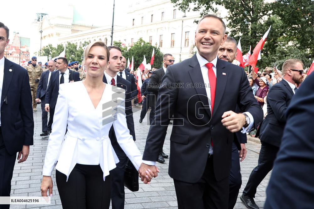 Ceremony of Swearing-In of Polish President Karol Nawrocki - Warsaw