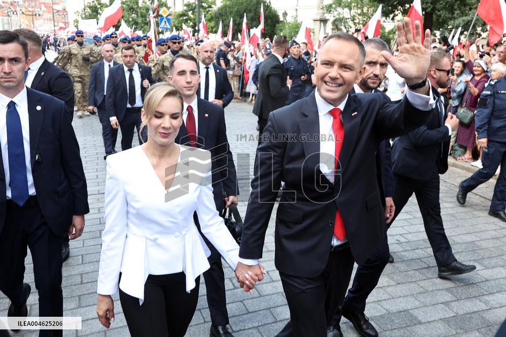 Ceremony of Swearing-In of Polish President Karol Nawrocki - Warsaw