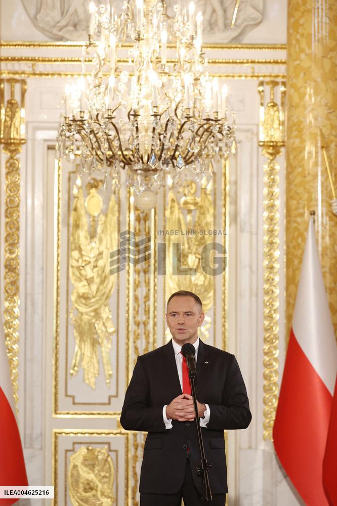 Ceremony of Swearing-In of Polish President Karol Nawrocki - Warsaw