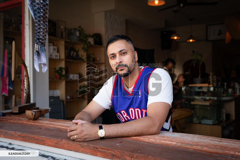 Amar Wala of Shook Film Poses in Toronto - Canada