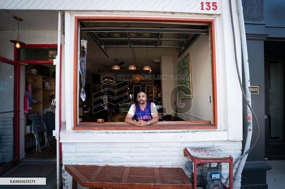 Amar Wala of Shook Film Poses in Toronto - Canada