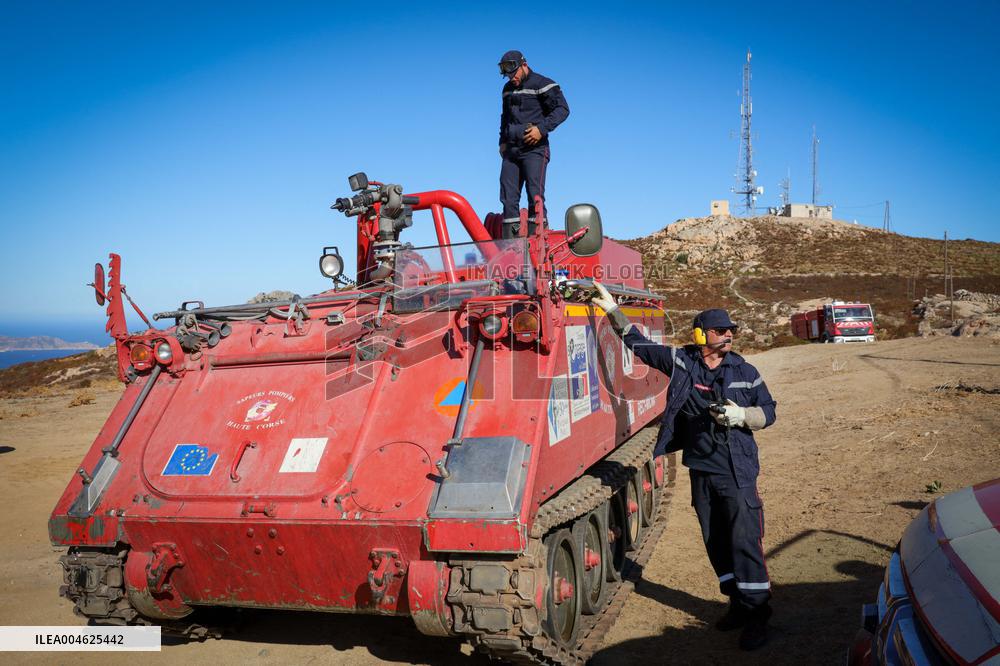 Armored Firefighting Vehicle in Corsica