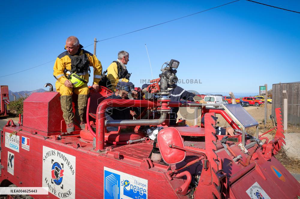 Armored Firefighting Vehicle in Corsica