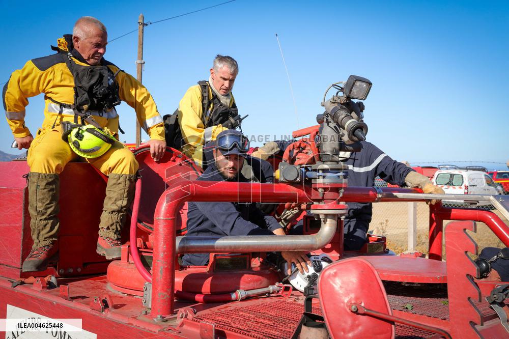 Armored Firefighting Vehicle in Corsica