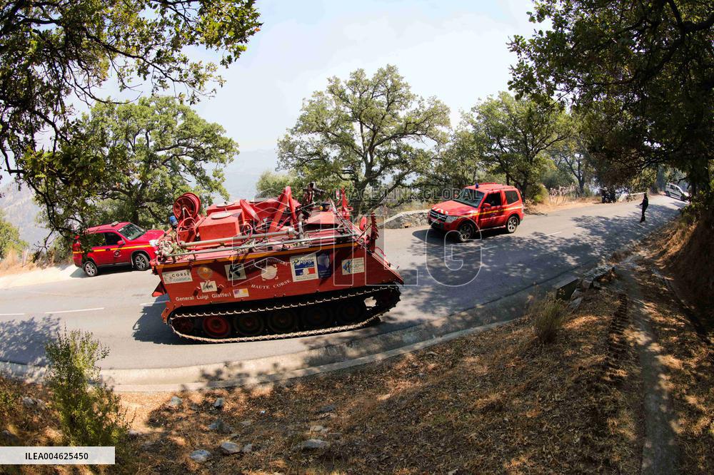 Armored Firefighting Vehicle in Corsica