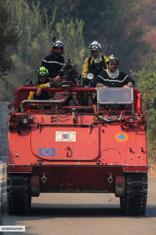Armored Firefighting Vehicle in Corsica