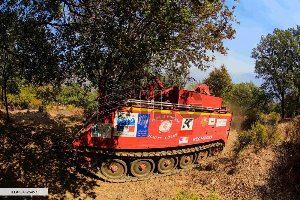 Armored Firefighting Vehicle in Corsica