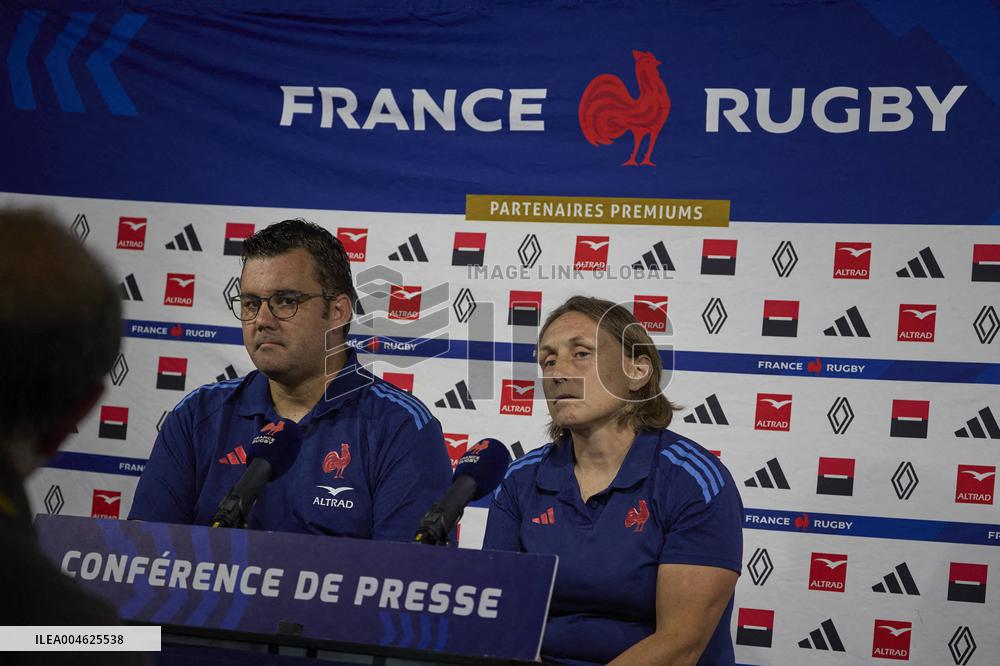 French Rugby Team Press Conference - Marcoussis