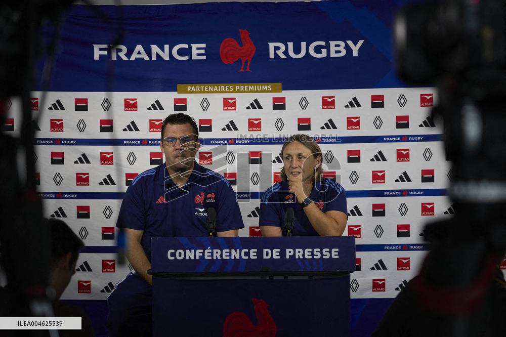 French Rugby Team Press Conference - Marcoussis