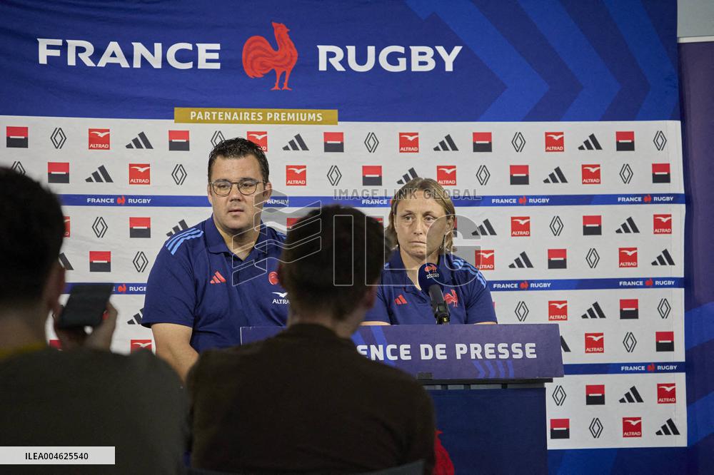 French Rugby Team Press Conference - Marcoussis