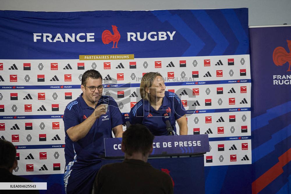 French Rugby Team Press Conference - Marcoussis